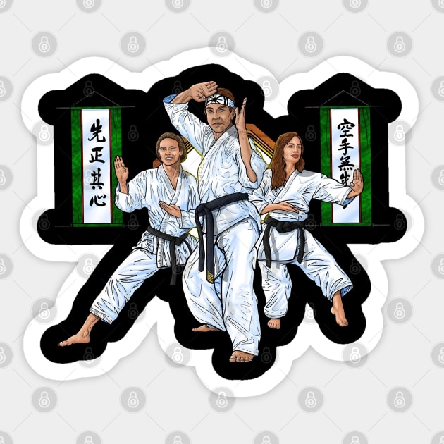 Karate kid vs cobra kai Sticker by loveislive8